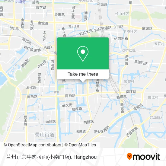 兰州正宗牛肉拉面(小南门店) map