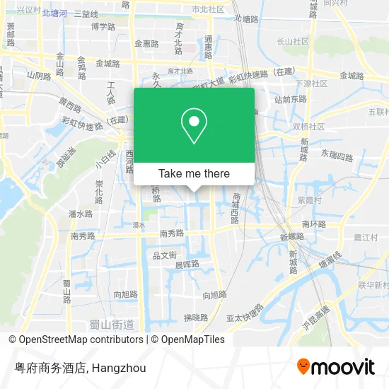 粤府商务酒店 map