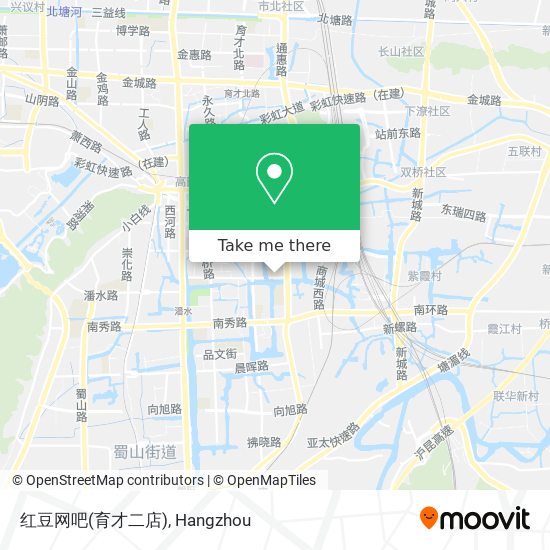红豆网吧(育才二店) map