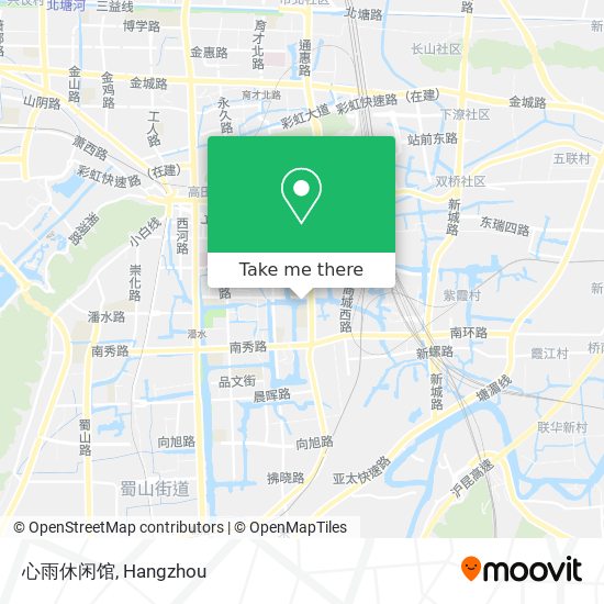 心雨休闲馆 map