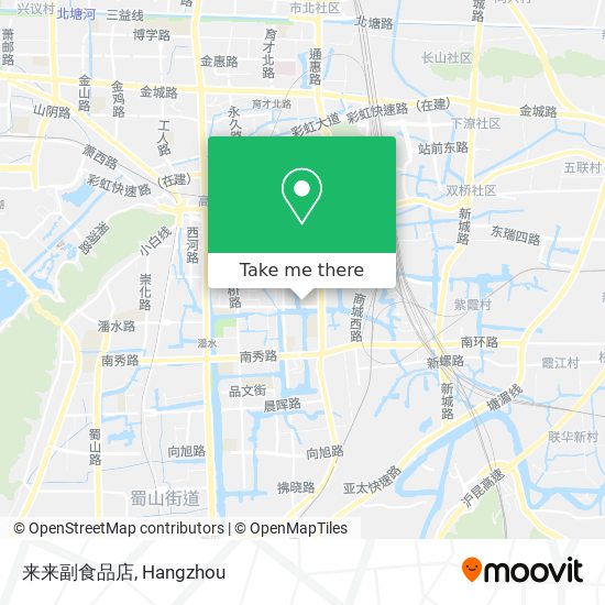 来来副食品店 map