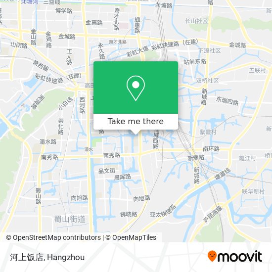 河上饭店 map