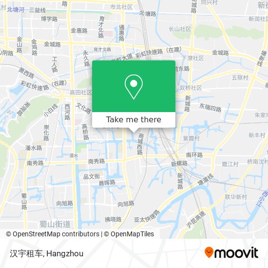 汉宇租车 map