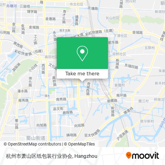 杭州市萧山区纸包装行业协会 map