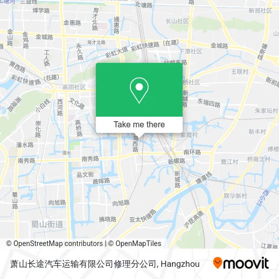 萧山长途汽车运输有限公司修理分公司 map