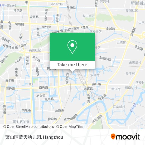 萧山区蓝天幼儿园 map