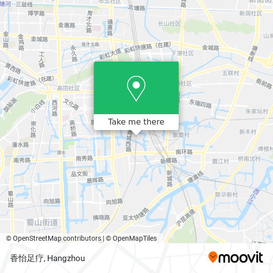 香怡足疗 map