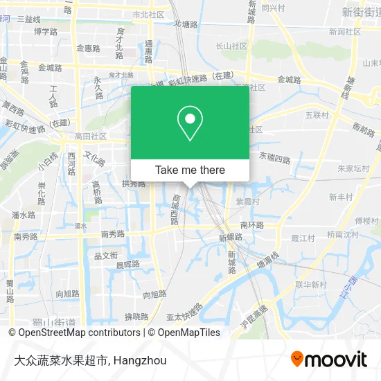 大众蔬菜水果超市 map