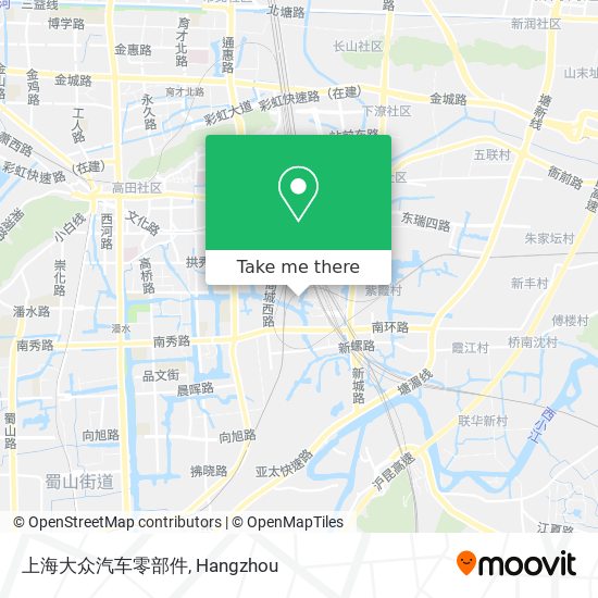 上海大众汽车零部件 map