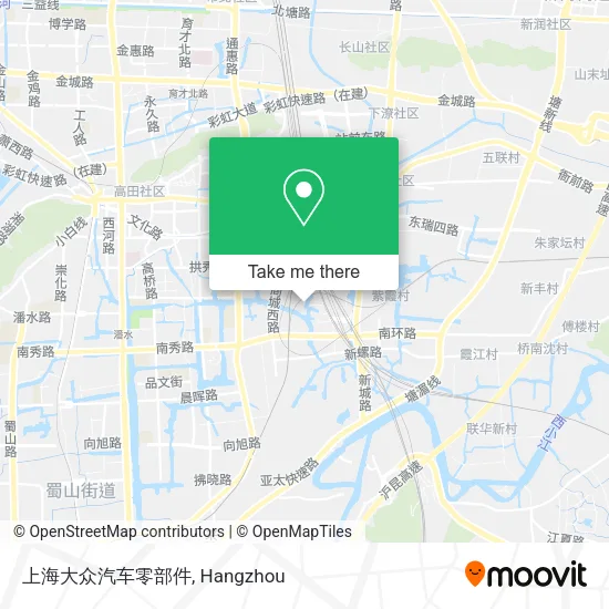 上海大众汽车零部件 map