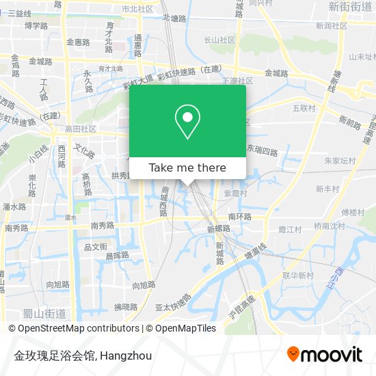 金玫瑰足浴会馆 map