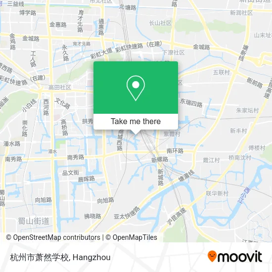 杭州市萧然学校 map