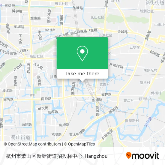 杭州市萧山区新塘街道招投标中心 map