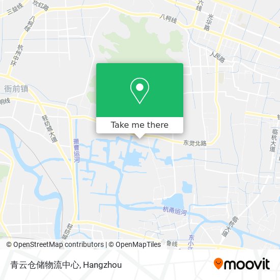 青云仓储物流中心 map
