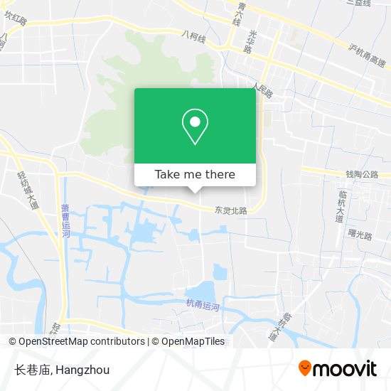 长巷庙 map