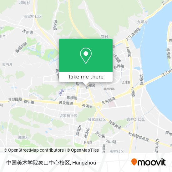 中国美术学院象山中心校区 map