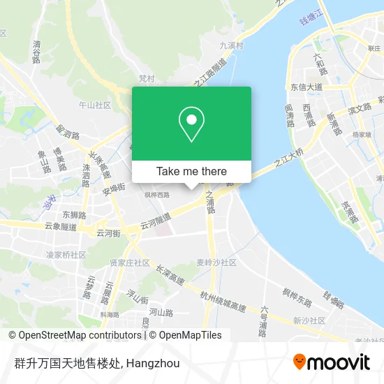 群升万国天地售楼处 map