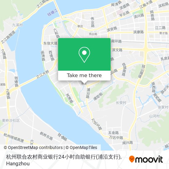 杭州联合农村商业银行24小时自助银行(浦沿支行) map