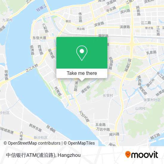 中信银行ATM(浦沿路) map