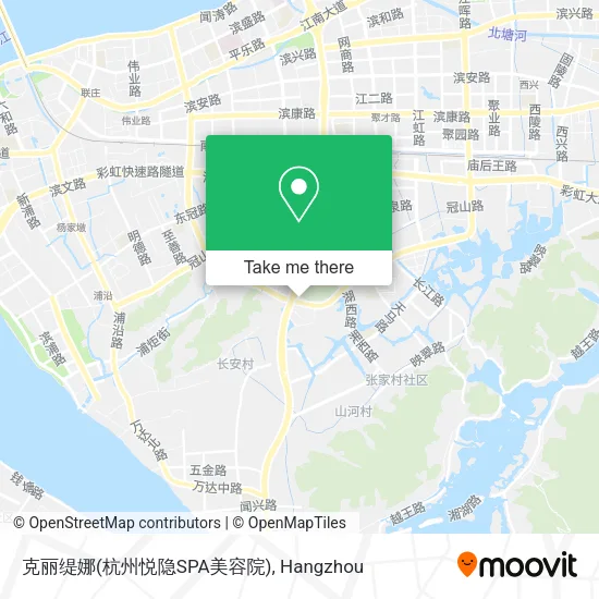 克丽缇娜(杭州悦隐SPA美容院) map