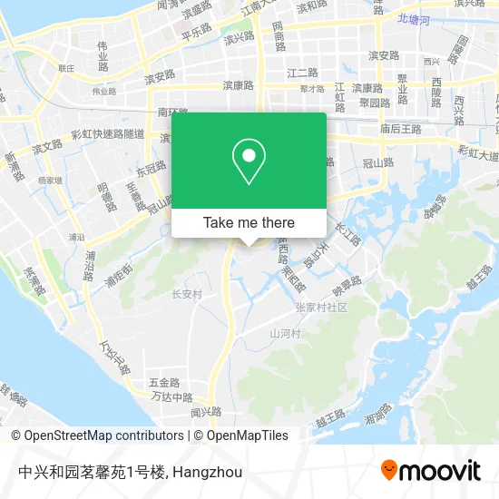 中兴和园茗馨苑1号楼 map