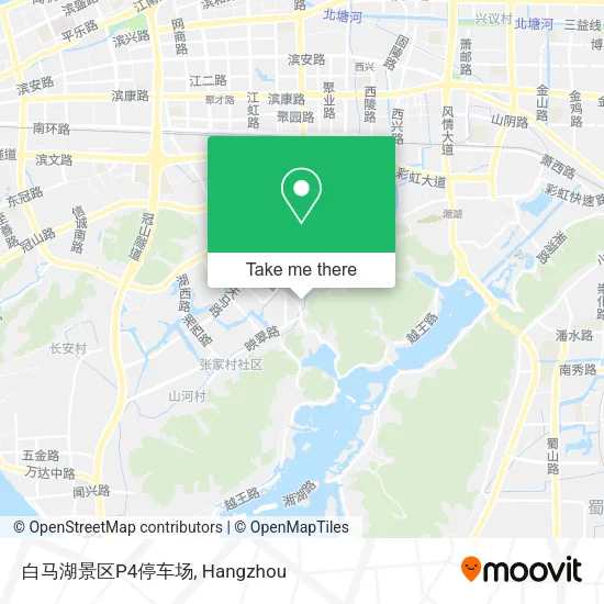 白马湖景区P4停车场 map