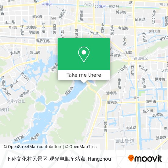 下孙文化村风景区-观光电瓶车站点 map