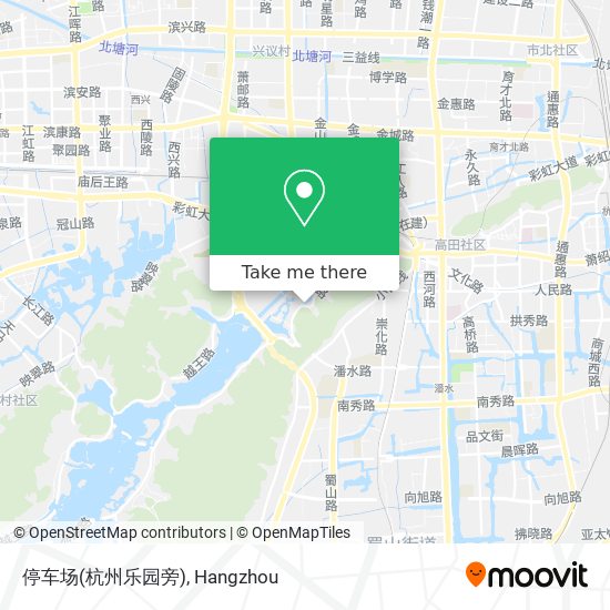 停车场(杭州乐园旁) map