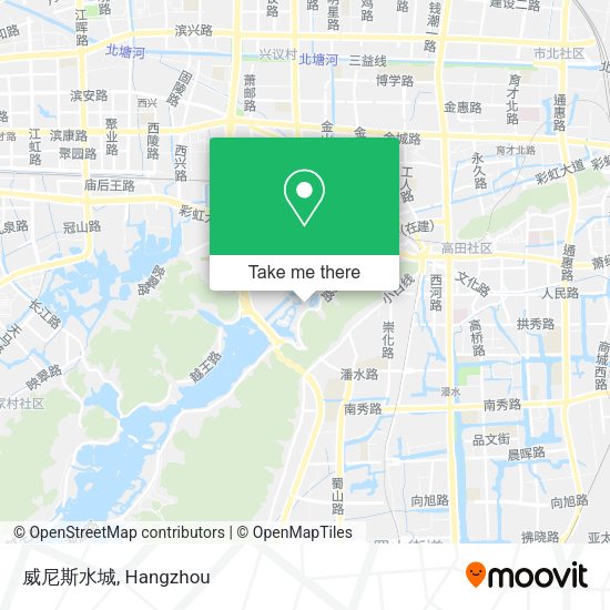 威尼斯水城 map