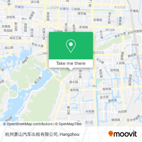 杭州萧山汽车出租有限公司 map