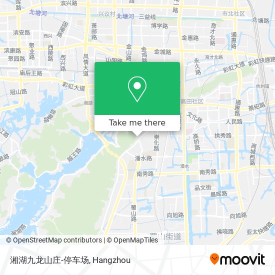 湘湖九龙山庄-停车场 map