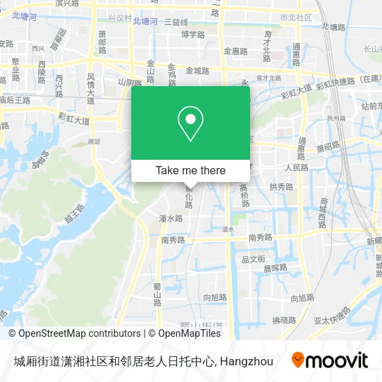 城厢街道潇湘社区和邻居老人日托中心 map