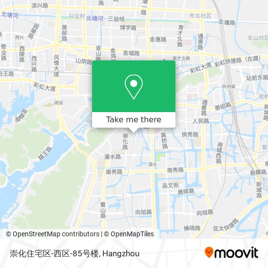 崇化住宅区-西区-85号楼 map