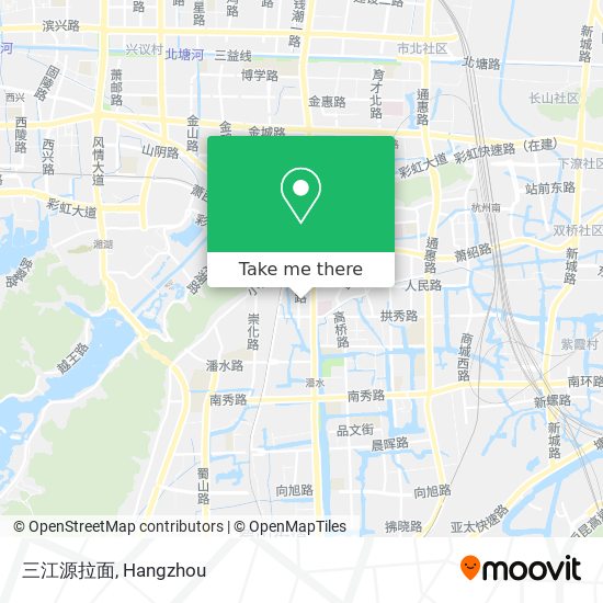 三江源拉面 map