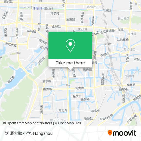 湘师实验小学 map