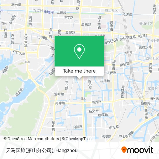 天马国旅(萧山分公司) map
