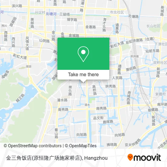 金三角饭店(原恒隆广场施家桥店) map