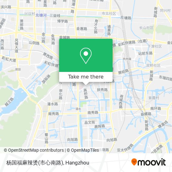 杨国福麻辣烫(市心南路) map