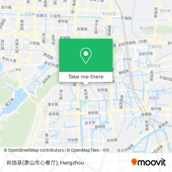 肯德基(萧山市心餐厅) map