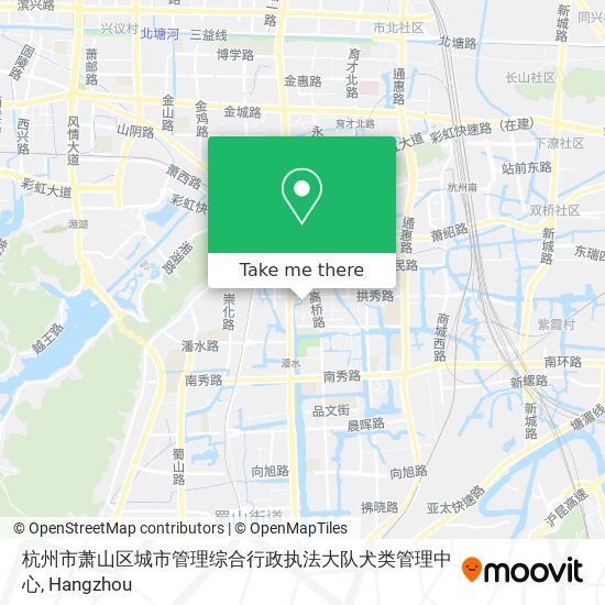 杭州市萧山区城市管理综合行政执法大队犬类管理中心 map