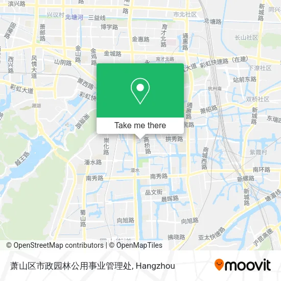 萧山区市政园林公用事业管理处 map