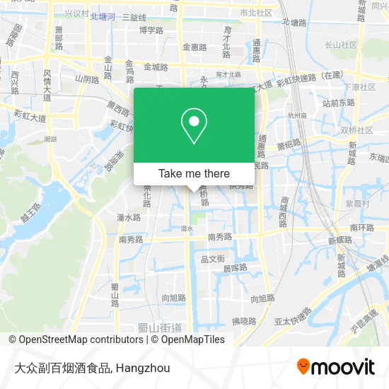大众副百烟酒食品 map