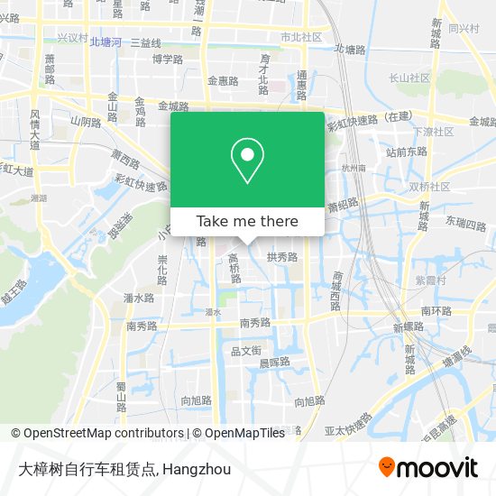 大樟树自行车租赁点 map
