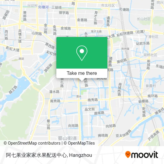 阿七果业家家水果配送中心 map