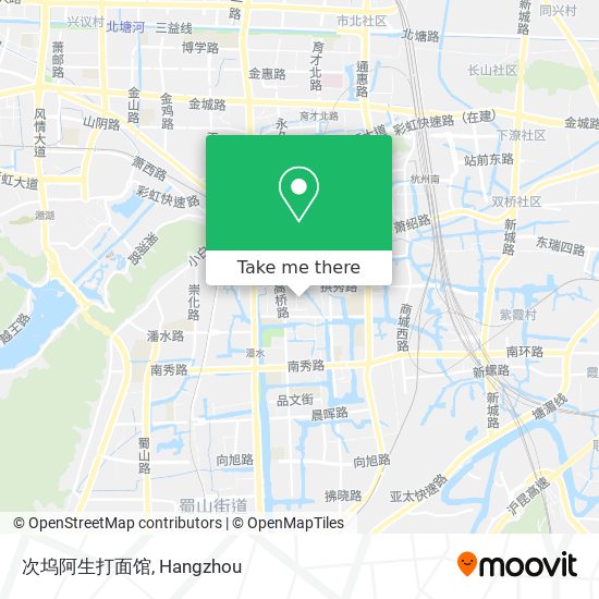 次坞阿生打面馆 map