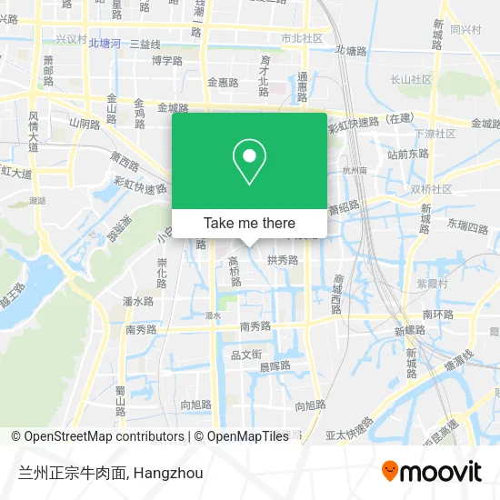 兰州正宗牛肉面 map
