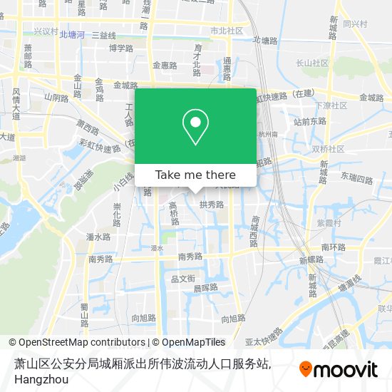 萧山区公安分局城厢派出所伟波流动人口服务站 map