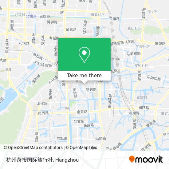 杭州萧报国际旅行社 map