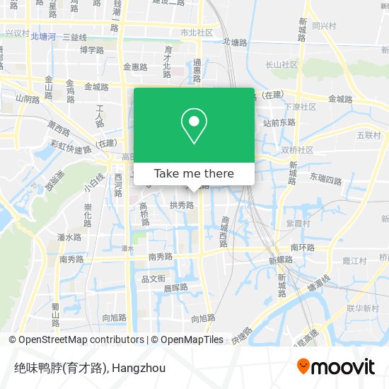 绝味鸭脖(育才路) map