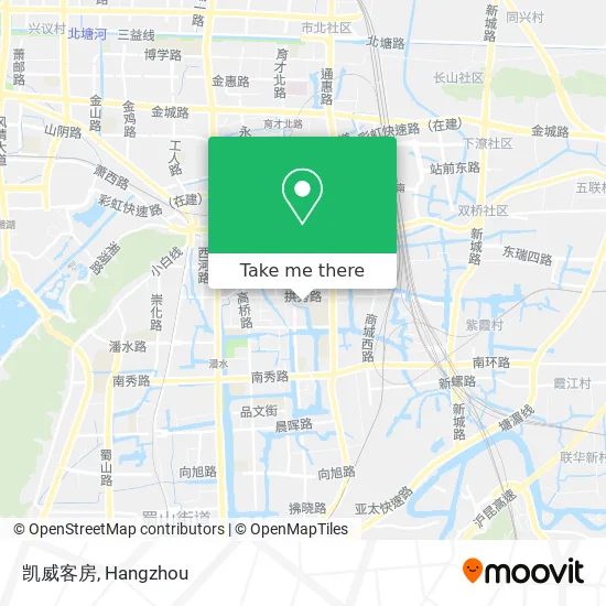 凯威客房 map